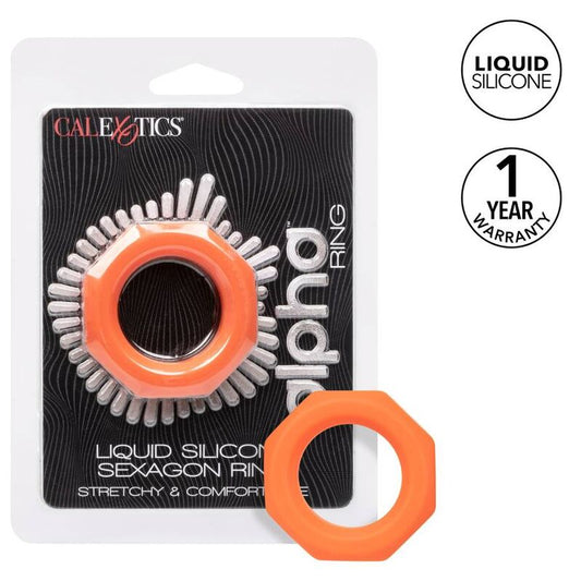 Calexotics Alpha Sexagon Ring Orange