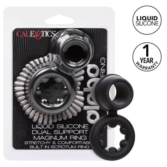 Calexotics Alpha Dual Magnum Ring Black