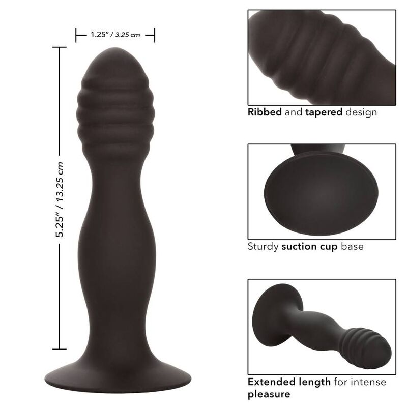 Calexotics Ribbed Anal Stud