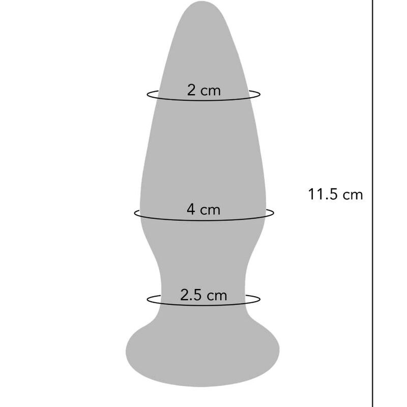 Toyjoy The Shining Vibrating Glas Buttplug