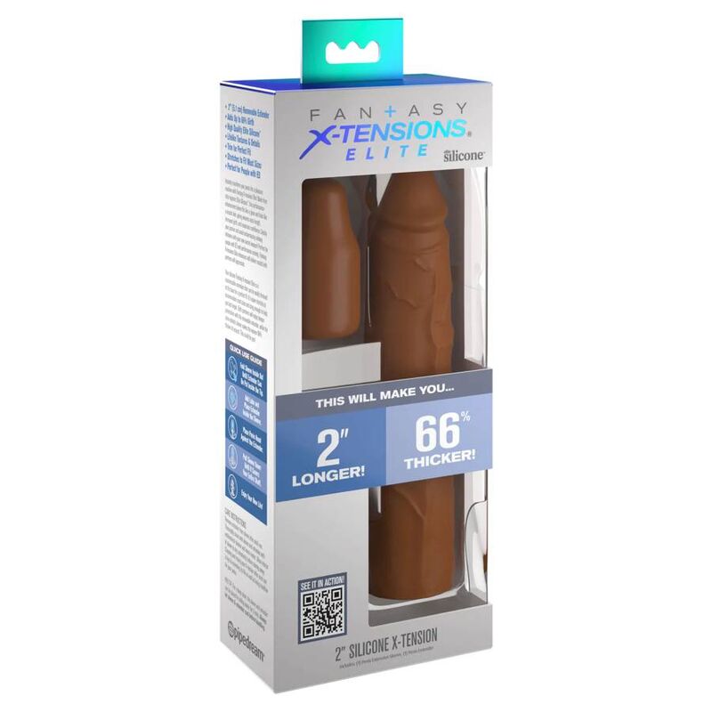 Fantasy X-tensions Elite Tan Penis Sleeve Forlænger Nude