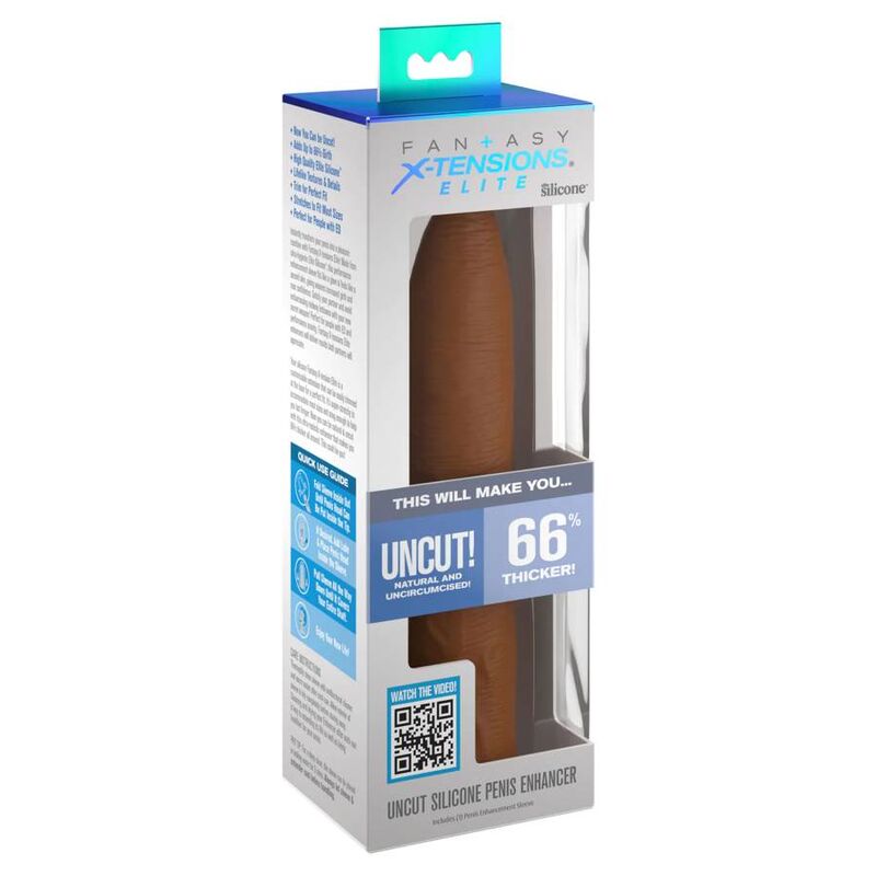 Fantasy X-tensions Uncut Silicone Penis Enhancer