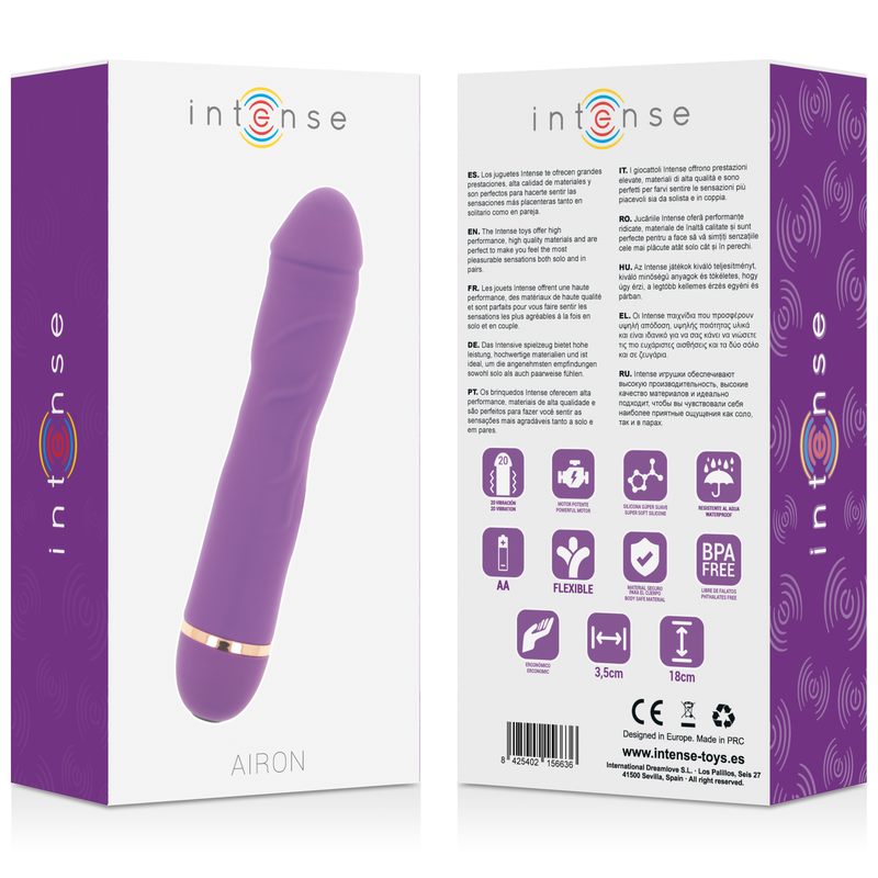 Intense Fun Intense - Airon 20 Speeds Silicone Lilac
