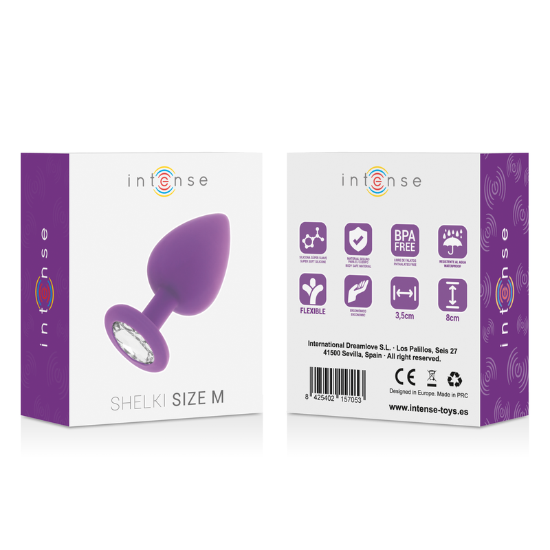 Intense Anal Toys Intense - Shelki M Anal Plug Lilac