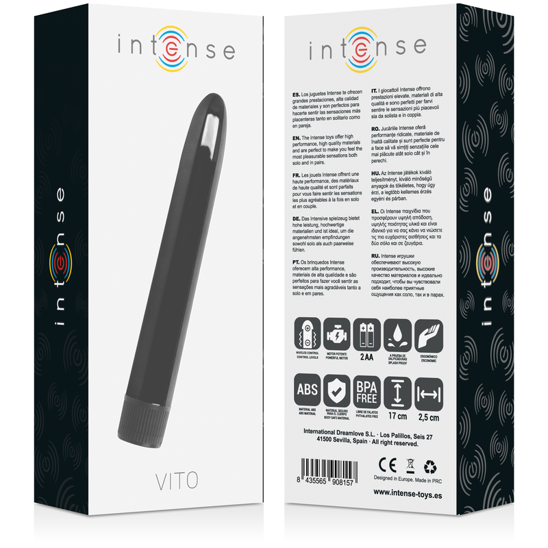 Intense Fun Intense - Vito Black Vibrator