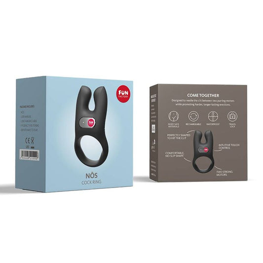 Fun Factory Nos Anillo Vibrador Negro