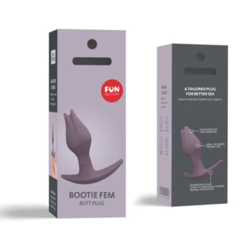 Fun Factory Bootie Fem Female Butt Anal Plug Dark Taup