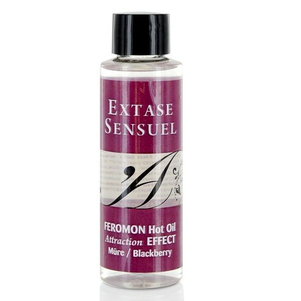 Extase Sensual Heating Effect Massage Oil With Blackberry Pheromones 100 Ml
