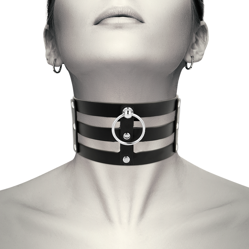 Coquette Accessories Coquette Chic Desire - Fetish Style Vegan Leather Choker