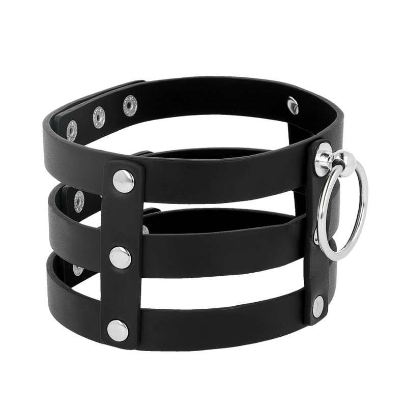Coquette Accessories Coquette Chic Desire - Fetish Style Vegan Leather Choker