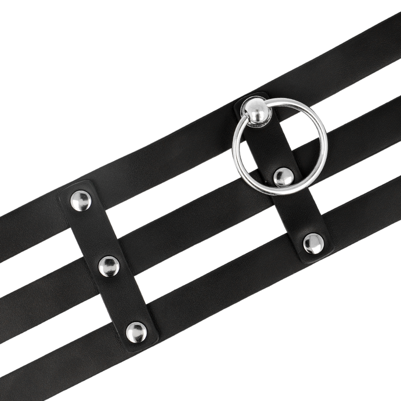 Coquette Accessories Coquette Chic Desire - Fetish Style Vegan Leather Choker