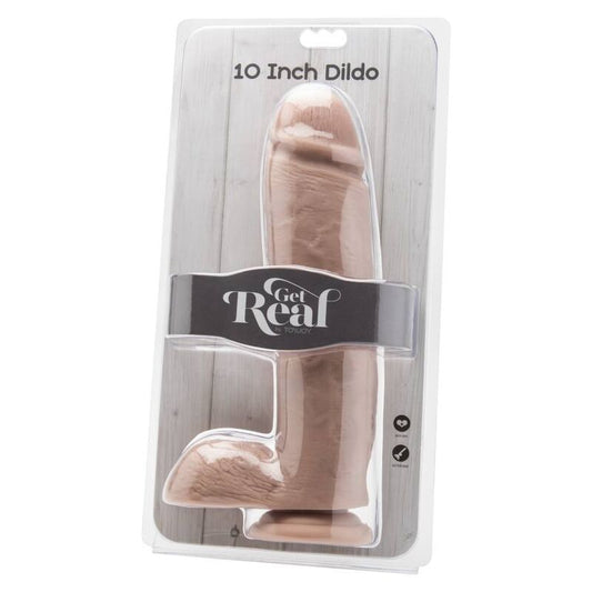 Get Real Dildo 25,5 Cm With Balls Skin