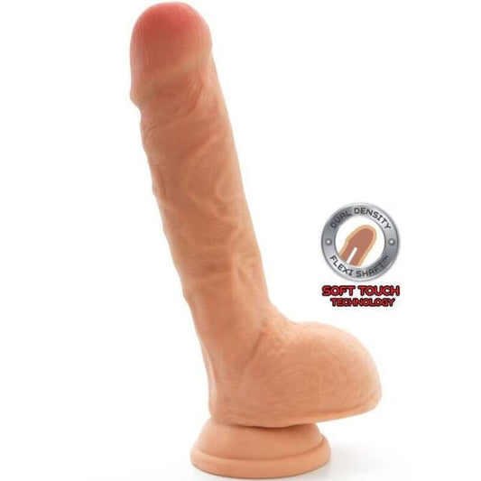 Get Real Dual Density Dildo 25,5 Cm Balls Skin