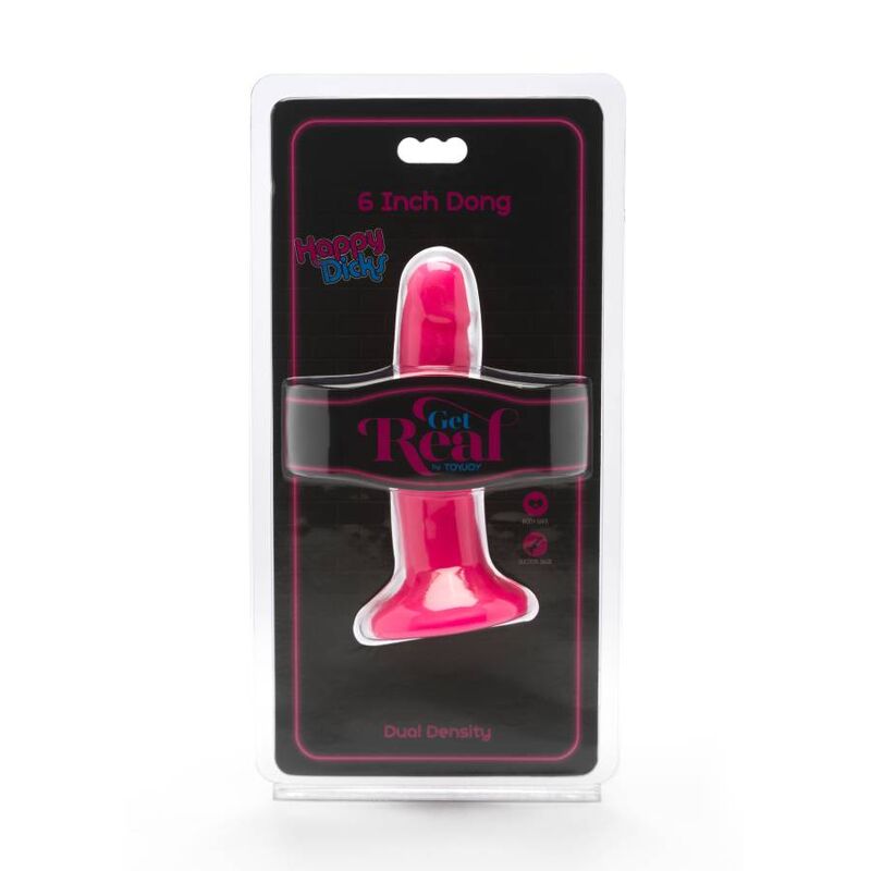Get Real Happy Dicks Dong 12 Cm Pink