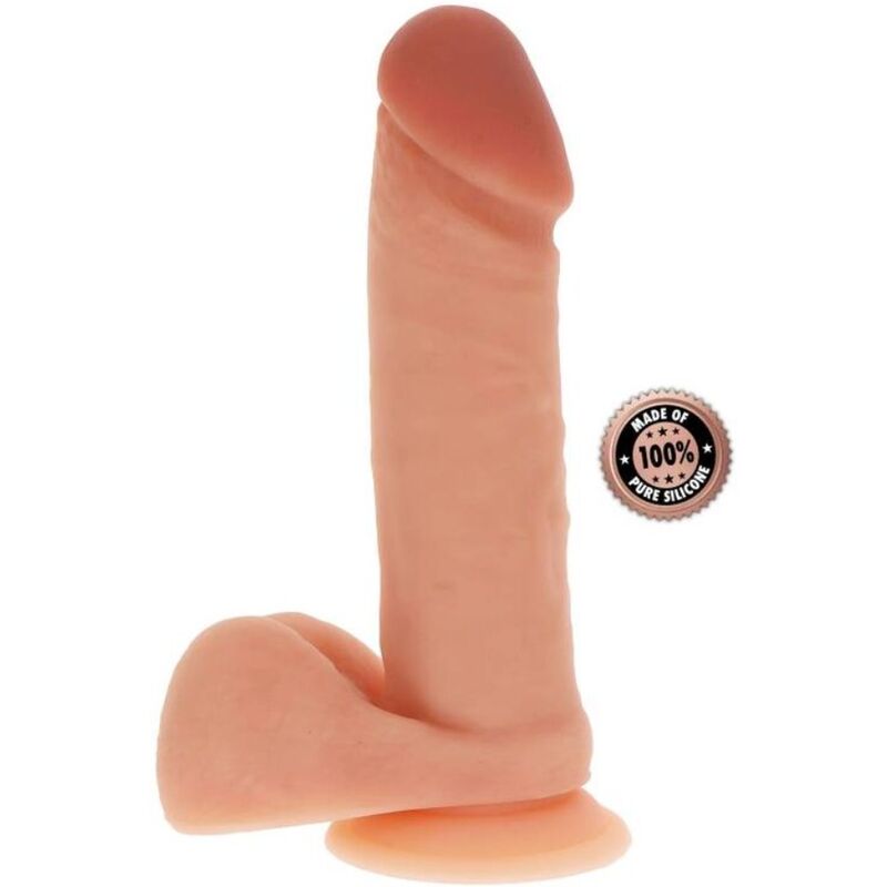 Get Real Silicone Dildo 20,5 Cm W Balls Skin