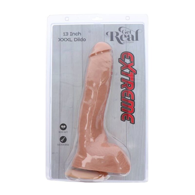 Get Real Extreme Xxxl Dildo 34 Cm Skin