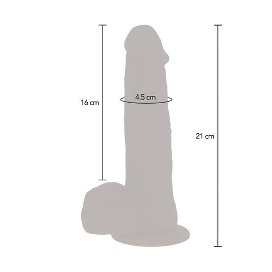 Get Real Rotating Beads Vibrating Dildo Skin
