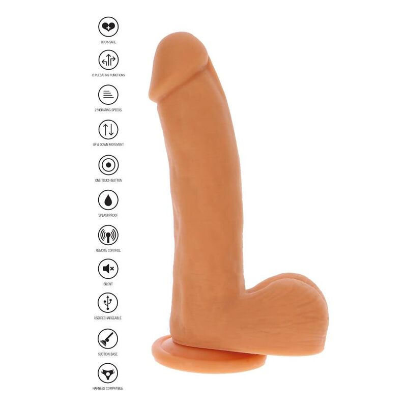 Get Real Magnetic Pulse Trusting Dildo Skin