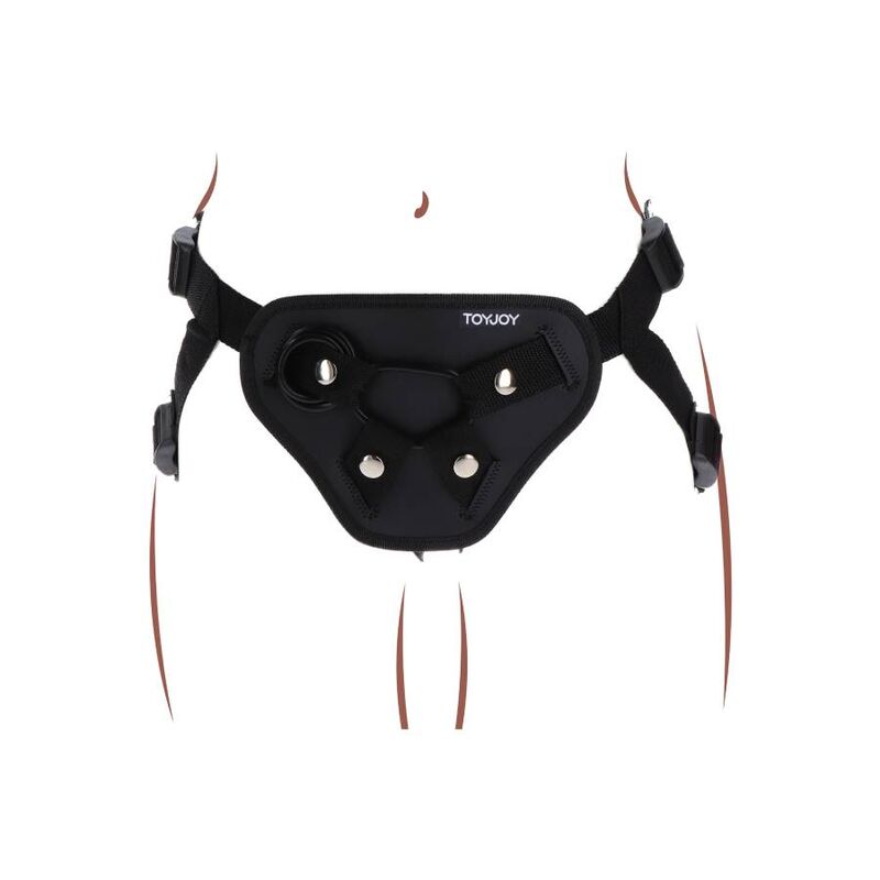 Get Real Strap-On Deluxe Harness Black
