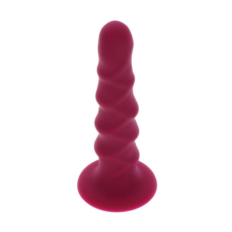 Get Real Ribbed Dong 12 Cm Red