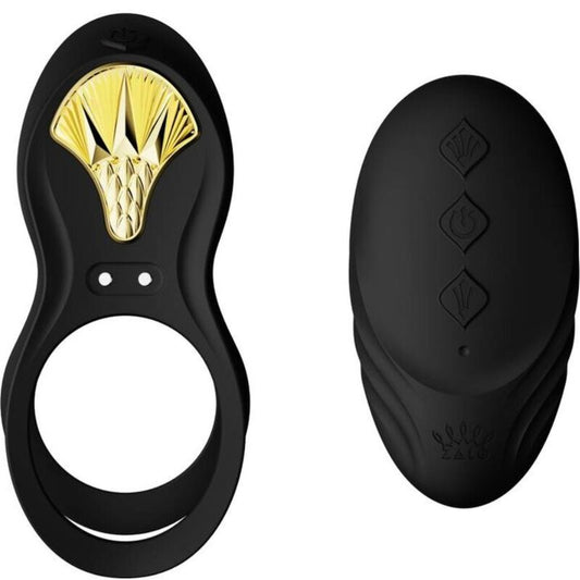 Zalo Bayek Vibrating Couples Ring Black