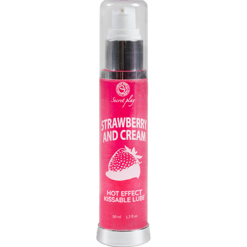 Secretplay Cosmetic Secretplay - Lubricant 2-1 Heat Effect Strawberry & Cream 50 Ml