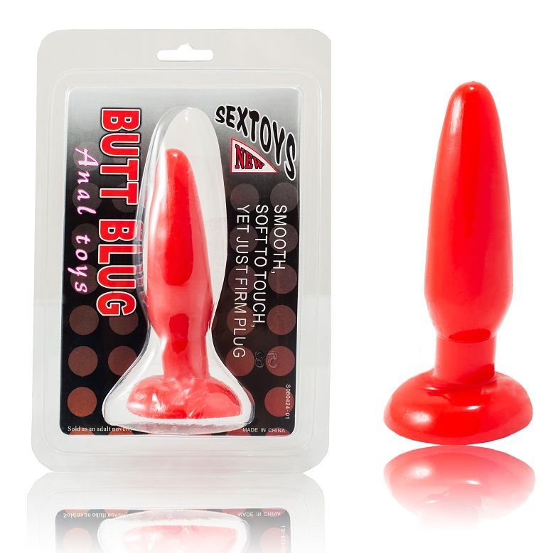 Baile Anal Baile - Small Red Anal Plug 15 Cm