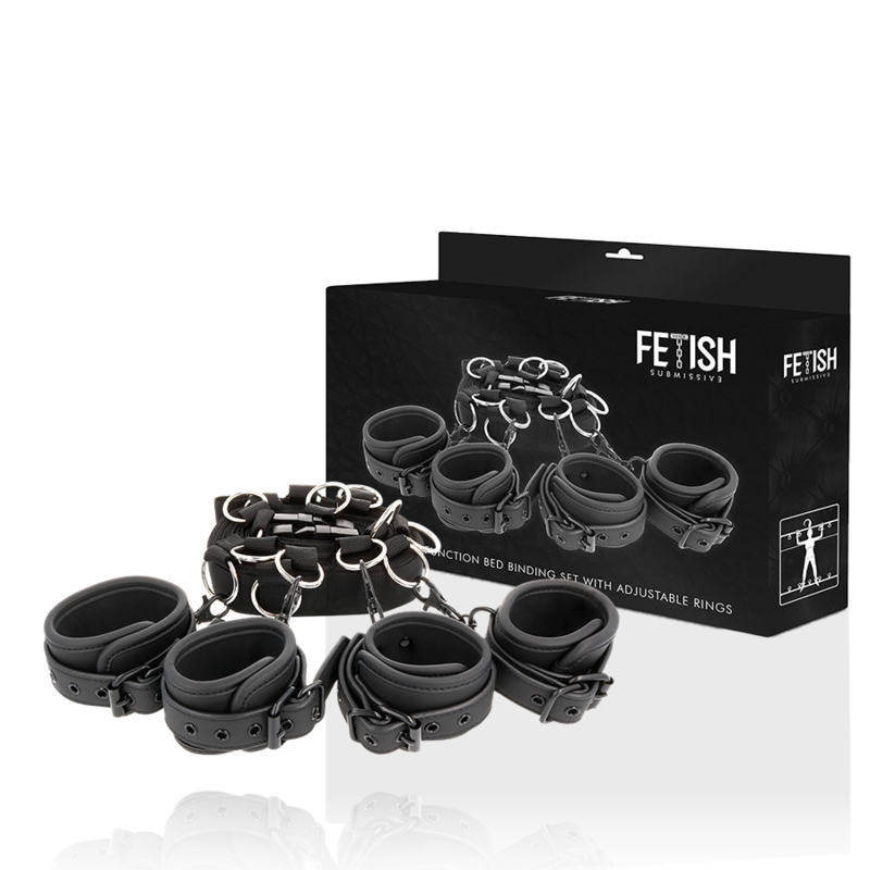 Fetish Submissive Bondage Fetish Submissive - Luxury Bed Ties Set With Noprene Lining