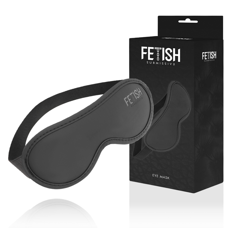 Fetish Submissive Bondage Fetish Submissive - Vegan Leather Mask Ii With Noprene Lining