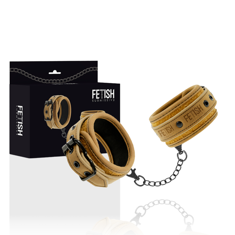 Fetish Submissive Origin Fetish Submissive Origen - Vegan Leather Handcuffs With Neoprene Lining