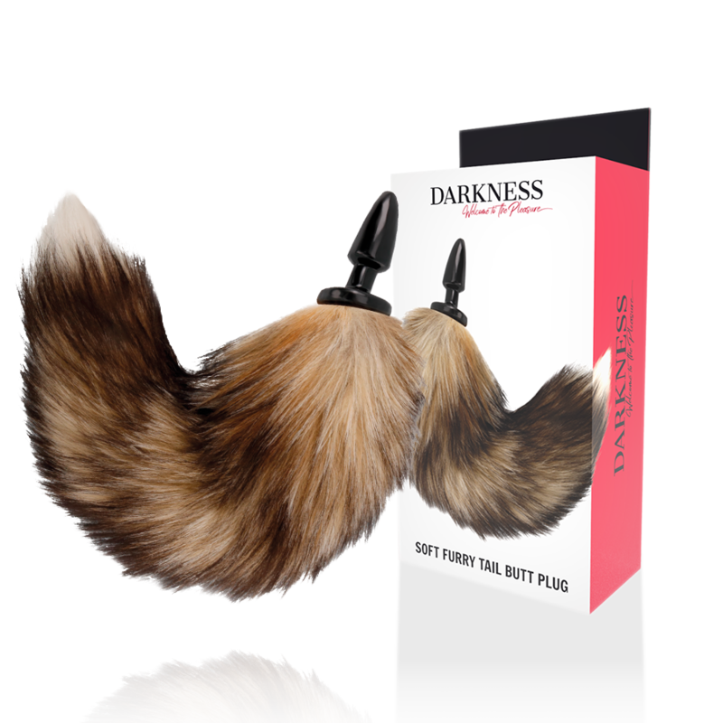 Darkness Anal Darkness - Natural Tail With Silicone Anal Plug 10 Cm
