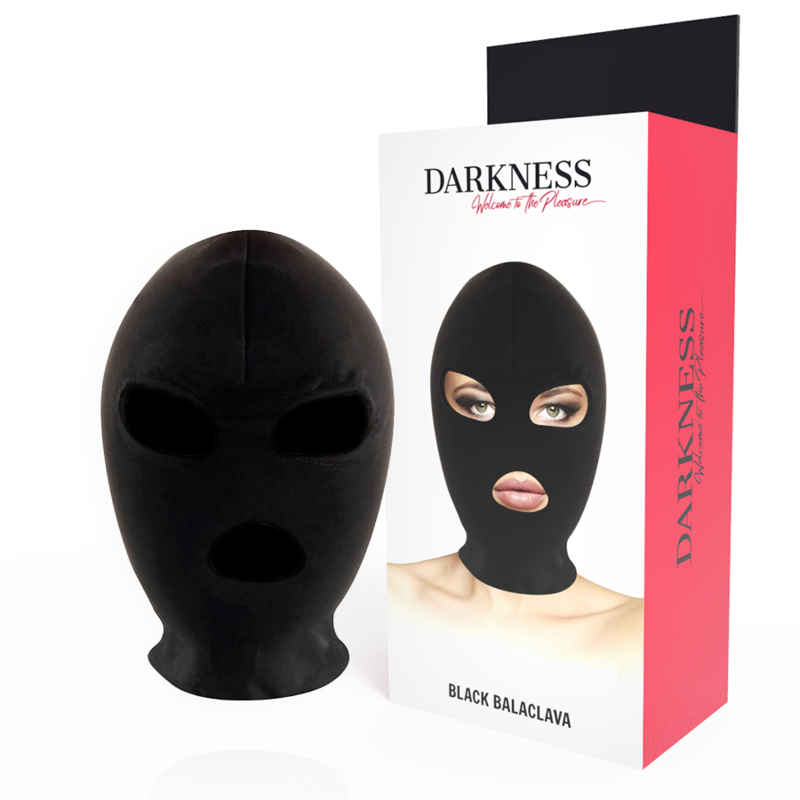 Darkness Bondage Darkness - Bdsm Submission Mask Mouth And Eyes Black