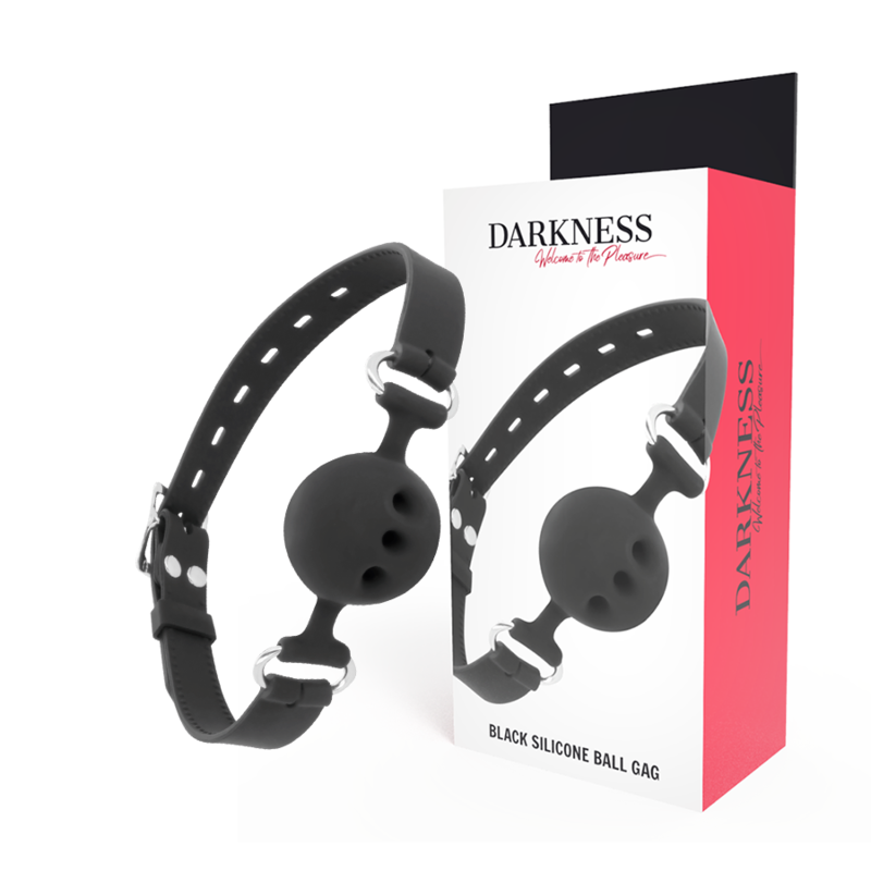 Darkness Bondage Darkness - Black Breathable Silicone Gag