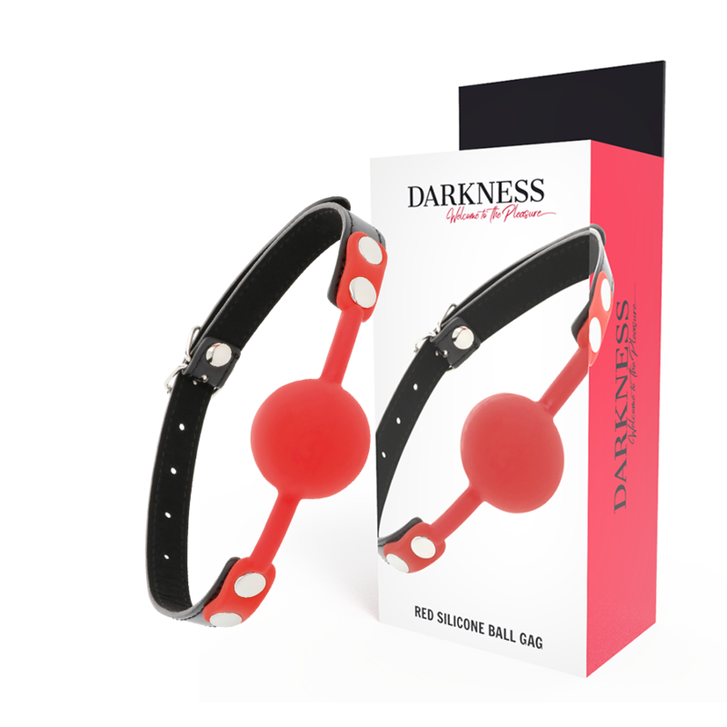 Darkness Bondage Darkness - Red Silicone Gag