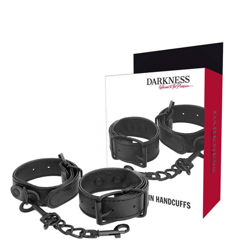 Darkness Bondage Darkness - Wide Thin Textured Handcuffs