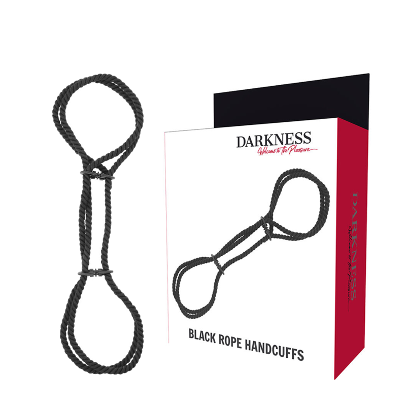 Darkness Bondage Darkness - 100% Cotton Rope Handcuffs Or Ankle Handcuffs