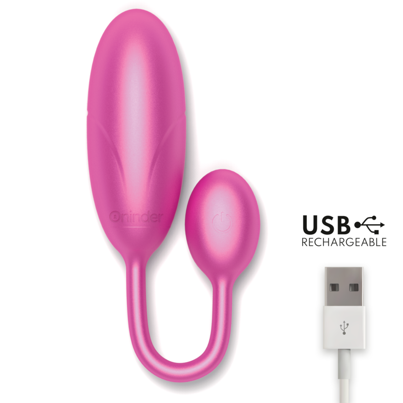 Oninder Denver Vibrating Egg Pink 7 X 2.7 Cm Free App