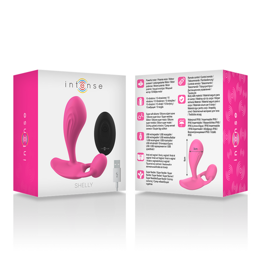 Intense Anal Toys Intense - Shelly Plug Anal Remote Control Pink
