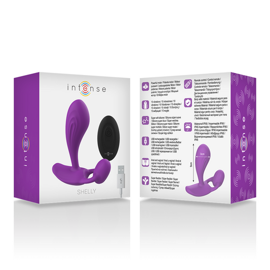 Intense Anal Toys Intense - Shelly Plug Anal Remote Control Purple