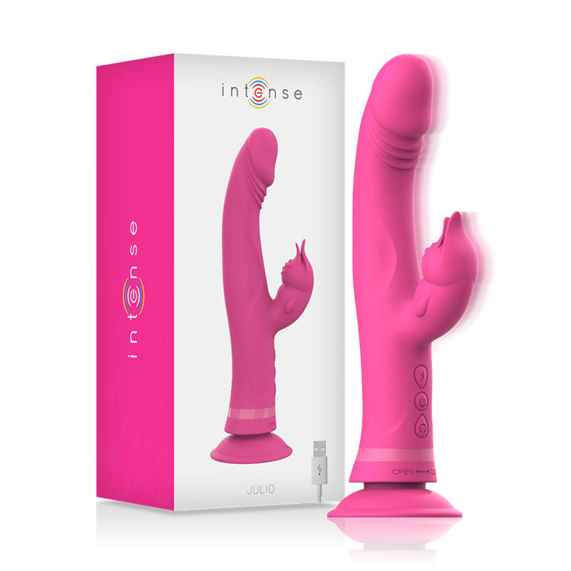 Intense Fun Intense - Julio Rabbit Vibrator Pink Silicone