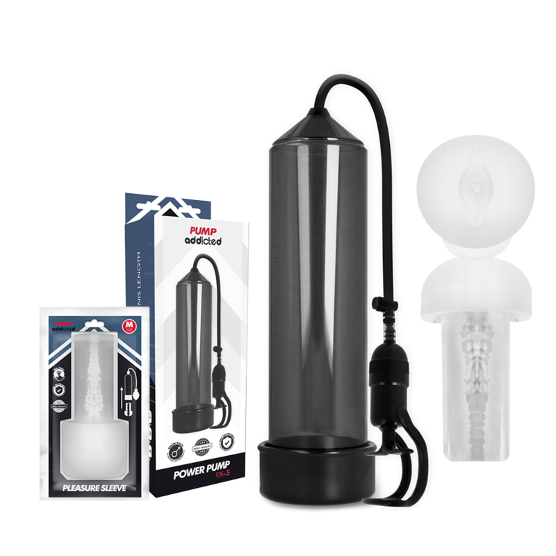 Pump Addicted Rx5 Black With Masturbator