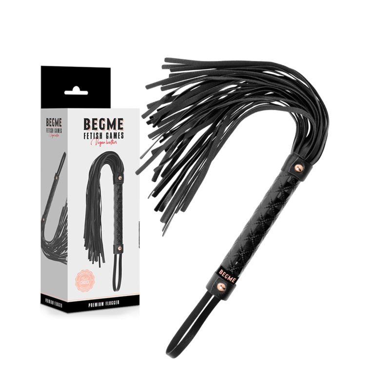 Begme Black Edition Begme - Black Edition Vegan Leather Flogger