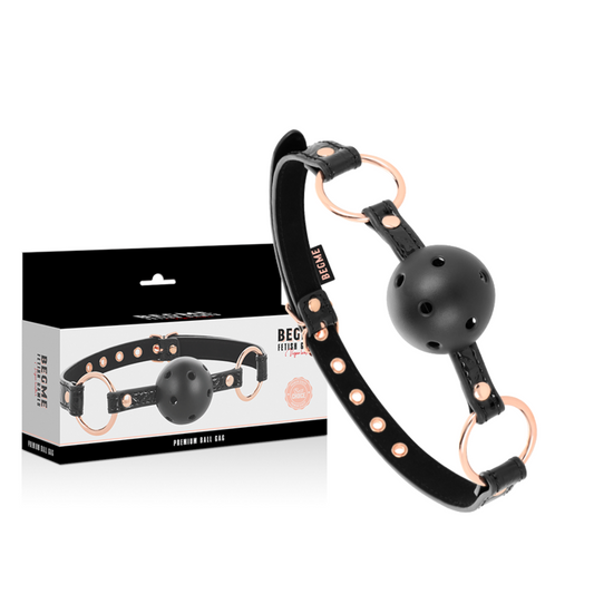 Begme Black Edition Begme - Black Edition Ball Gag Vegan Leather