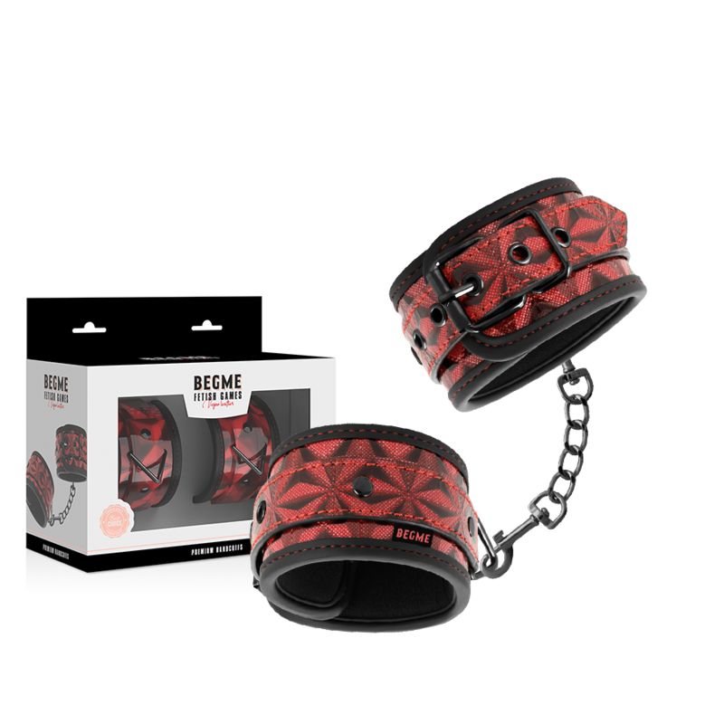 Begme Red Edition Begme - Red Edition Premium Handcuffs With Neoprene Lining