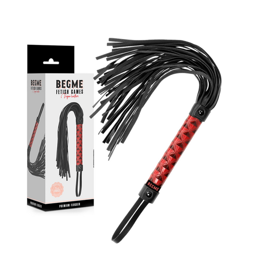 Begme Red Edition Begme - Red Edition Vegan Leather Flogger