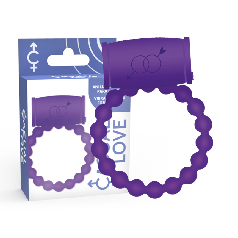 Casual Love 25 Couple Vibrator Ring Violet