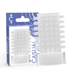 Casual Love Ring Vibrating Sleeve Transparent