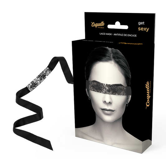 Coquette Accessories Coquette Chic Desire - Lace Mask Black