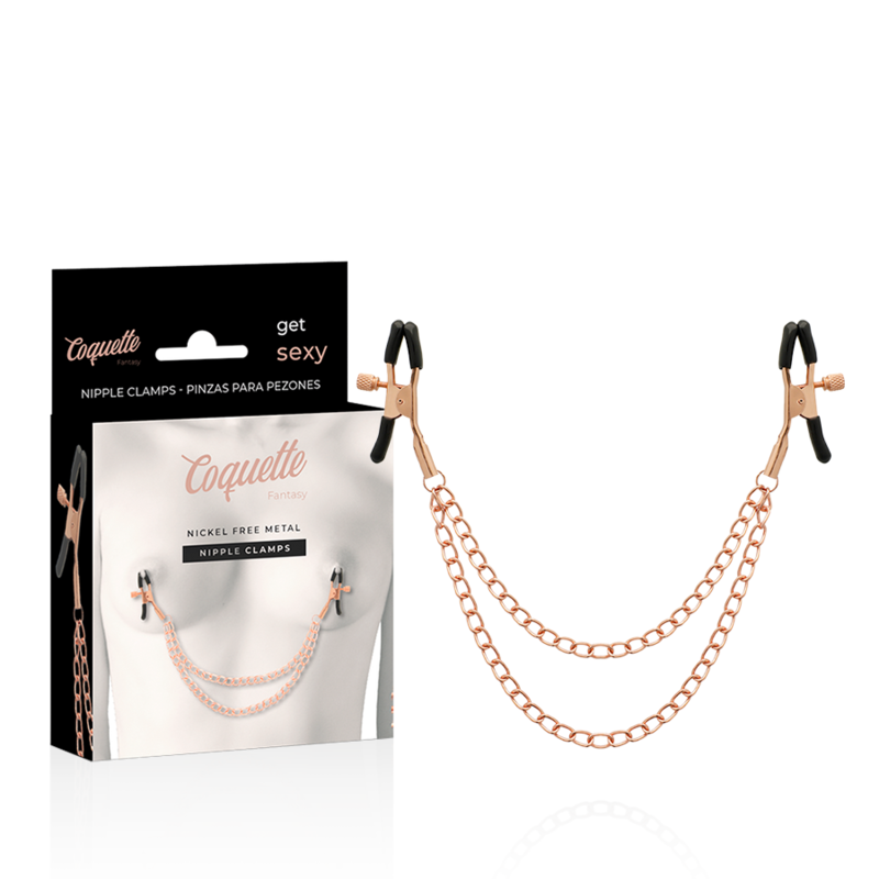 Coquette Fantasy Coquette Chic Desire - Fantasy Metal Nipple Clips With Chain