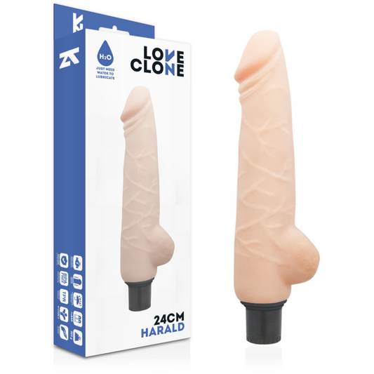 Loveclone Harald Self Lubrication Vibrator 24 Cm -O- 4 Cm